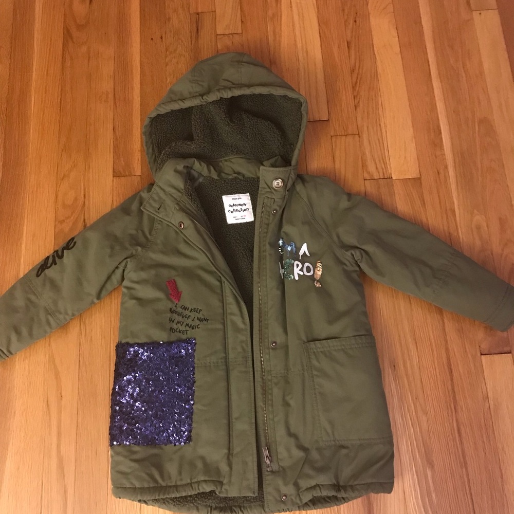 Zara girl coat.
